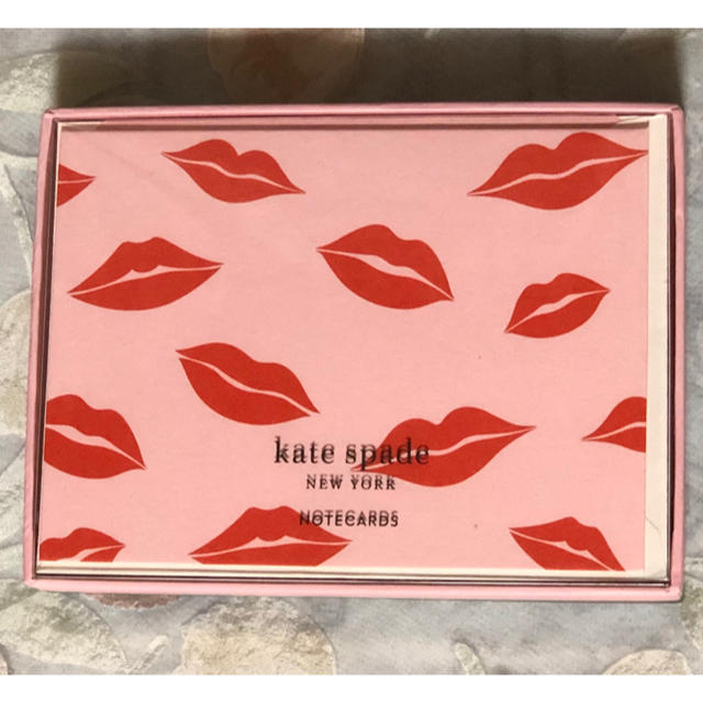 kate spade new york(ケイトスペードニューヨーク)のケイトスペード カード&封筒セット NOTE CARD 新品 ハンドメイドの文具/ステーショナリー(カード/レター/ラッピング)の商品写真