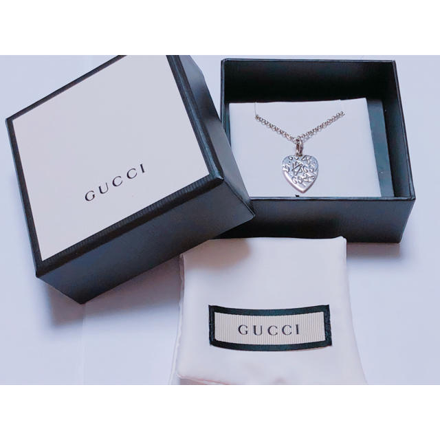 GUCCI - GUCCI Ghost ハート ネックレスの通販 by kuuchan's GUCCI - GUCCI Ghost ハート ネックレスの通販 by kuuchan's