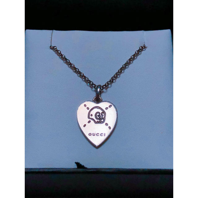GUCCI - GUCCI Ghost ハート ネックレスの通販 by kuuchan's GUCCI - GUCCI Ghost ハート ネックレスの通販 by kuuchan's