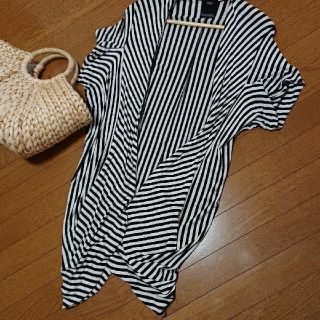 アズールバイマウジー(AZUL by moussy)のあんず様専用！AZUL by moussy*半袖ロングカーディガン*アズール(カーディガン)