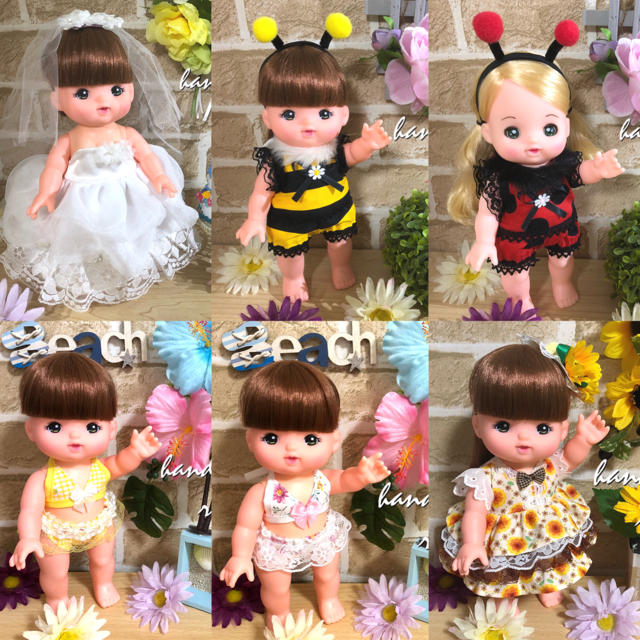 ✨店舗在庫あり✨ レオ様専用【メルちゃん】服 おまとめ ソランちゃん ハンドメイド メルちゃん ソランちゃんのお洋服♡水着