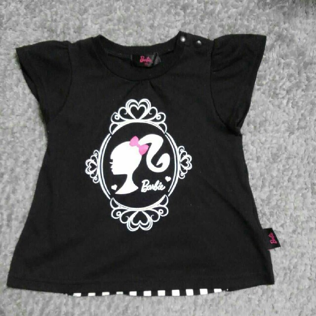 Barbie(バービー)の【Barbie】デザインカットソー Ｔシャツ 95㎝ キッズ/ベビー/マタニティのキッズ服女の子用(90cm~)(Tシャツ/カットソー)の商品写真