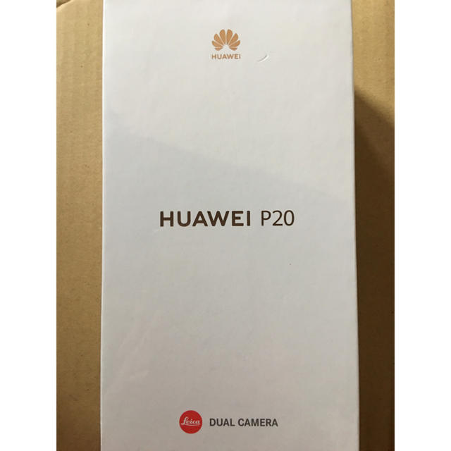 HUAWEI P20  ピンクゴールド SIMフリー 未開封品 保証書付きスマートフォン本体