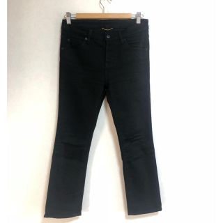 ドゥーズィエムクラス(DEUXIEME CLASSE)の美品 ドゥーズィエムクラス クロップド パンツ 黒(クロップドパンツ)