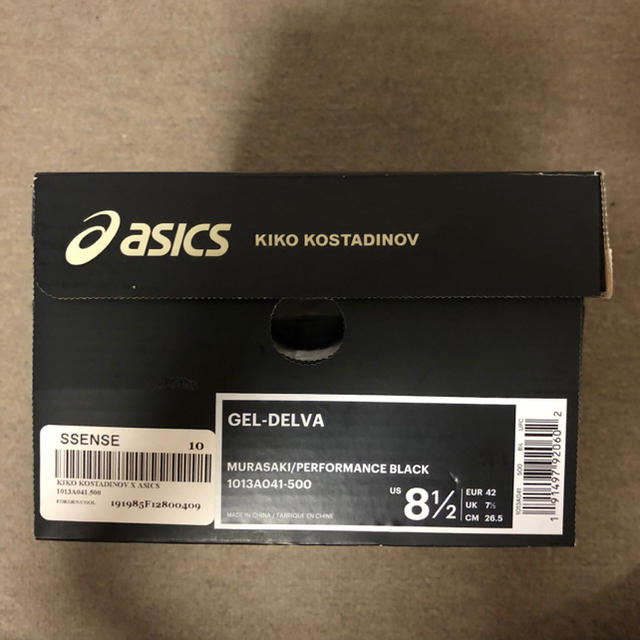 asics(アシックス)のasics × kiko kostadinov GEL-DELVA 26.5cm メンズの靴/シューズ(スニーカー)の商品写真