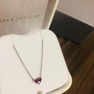 スタージュエリー(STAR JEWELRY)のスタージュエリー ミステリアスハート ネックレス 美品 (ネックレス)