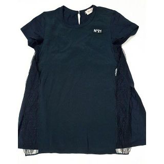 ヌメロヴェントゥーノ(N°21)の新品　ヌメロヴェントゥーノ　サイドレース　Ｔシャツ(Tシャツ(半袖/袖なし))