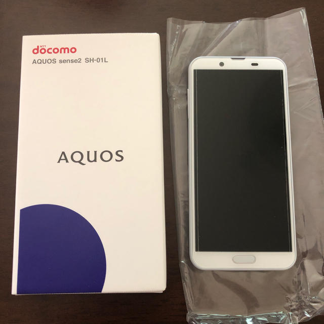 SHARP - AQUOS sense 2 SH-01L docomo simロック解除済 白の通販 by yapishop｜シャープならラクマ