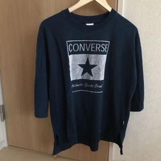 コンバース(CONVERSE)のコンバース☆七分袖☆ブルー☆(シャツ/ブラウス(長袖/七分))