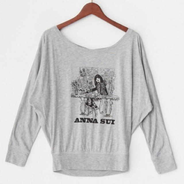 【美品】 ANNA SUI   ドルマン長袖Tシャツ  Sサイズ