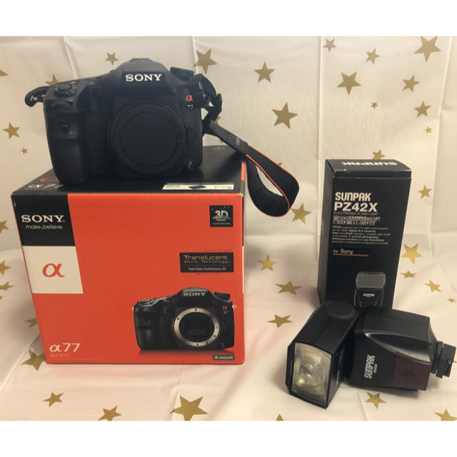 ★値下げお買い得★Sony α77とレンズ4本セット【オマケ付】