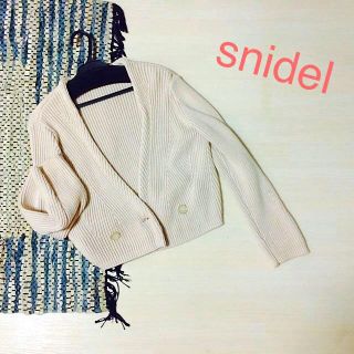 スナイデル(SNIDEL)の【最終】snidel* ニットジャケット☆【28日に処分します(;_;)】(カーディガン)