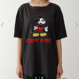 マウジー(moussy)のmoussy/mickey Tシャツ(Tシャツ(半袖/袖なし))