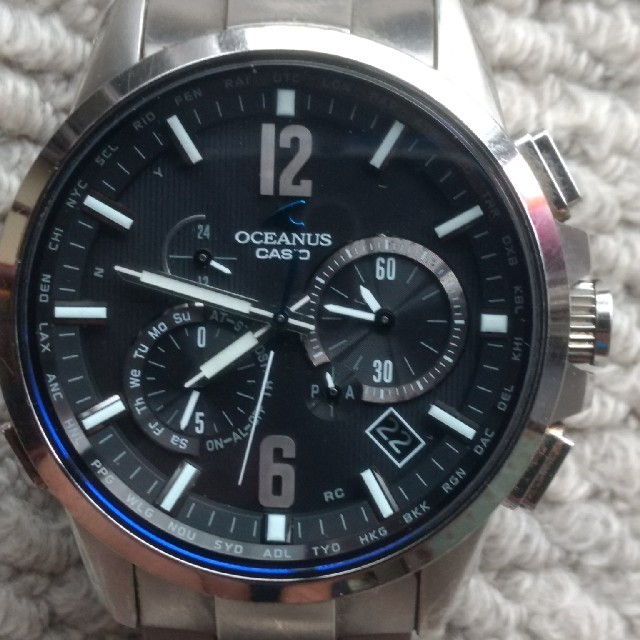 カシオ CASIO オシアナス OCW-T2000 電波ソーラー チタン製