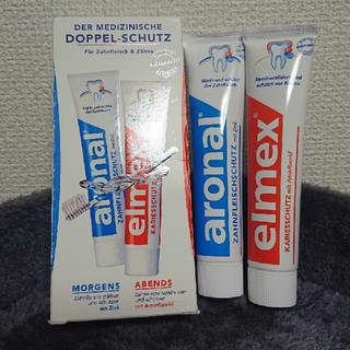 〈未開封〉アロナール＆エレメックス 歯磨き粉 3セット& アジョナ 5本(歯磨き粉)