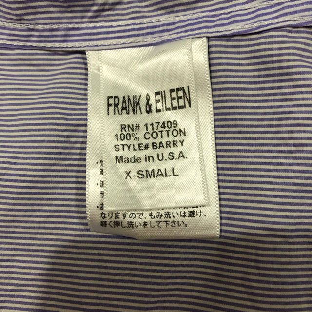 Frank&Eileen(フランクアンドアイリーン)のFrank&Eileen 即日完売。限定色ストライプシャツ。 レディースのトップス(シャツ/ブラウス(長袖/七分))の商品写真