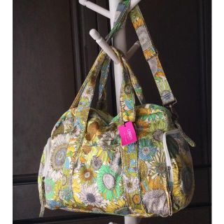 新品●リバティ Small Susanna ひまわり柄 ボストンバッグ(ボストンバッグ)