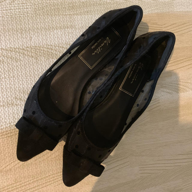 le reve vaniller(ル レーヴ ヴァニレ)の【限定価格】シースルードットパンプス レディースの靴/シューズ(ハイヒール/パンプス)の商品写真