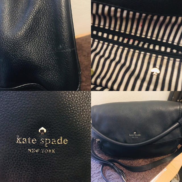 kate spade new york(ケイトスペードニューヨーク)のKate spade 黒 バッグ レディースのバッグ(ショルダーバッグ)の商品写真