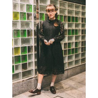 グリモワール(Grimoire)の【LEBECCA boutique 値下げ】散りばめるフラワーレースワンピース(ロングワンピース/マキシワンピース)