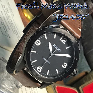 フォッシル(FOSSIL)のFossile フォッシル メンズ腕時計 JR1450 純正本革ベルト ブラック(腕時計(アナログ))