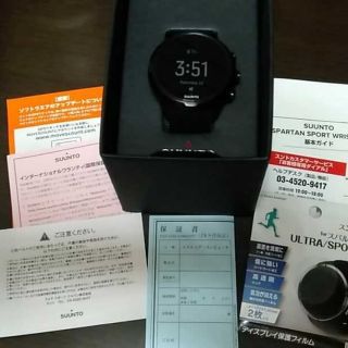 スント(SUUNTO)のSUUNTO SPARTAN  SPORT WRIST HR ALLBLACK(腕時計(デジタル))