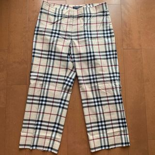 バーバリー(BURBERRY)のバーバリー パンツ ズボン チェックパンツ 古着 サンタモニカ lochie(カジュアルパンツ)