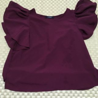 ダブルクローゼット(w closet)のw closet 袖フリルTシャツ(Tシャツ(半袖/袖なし))