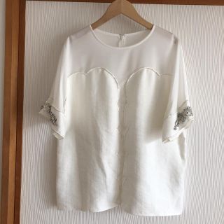 チェスティ(Chesty)のキラキラビジューのトップス(シャツ/ブラウス(半袖/袖なし))