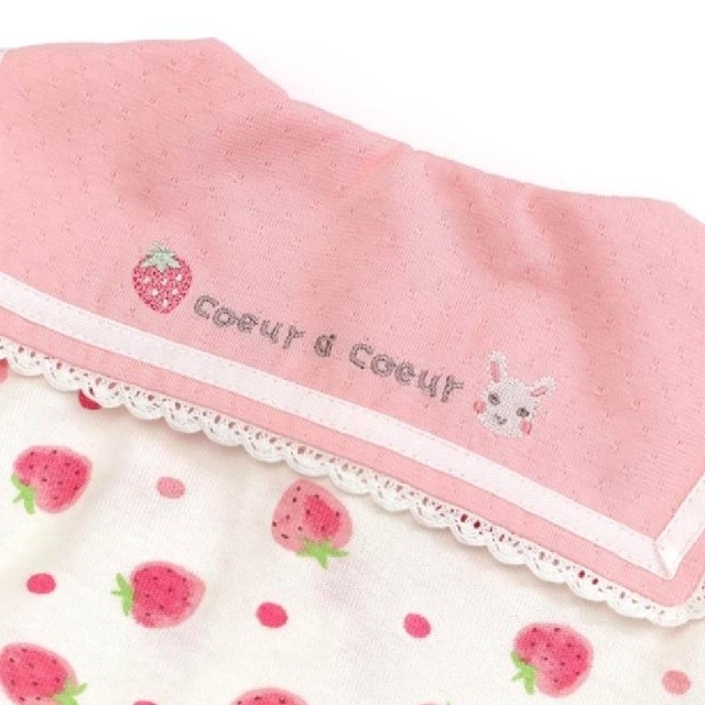 coeur a coeur(クーラクール)の◇新品未使用◇クーラクール ワンピース 苺 90 キッズ/ベビー/マタニティのキッズ服女の子用(90cm~)(ワンピース)の商品写真