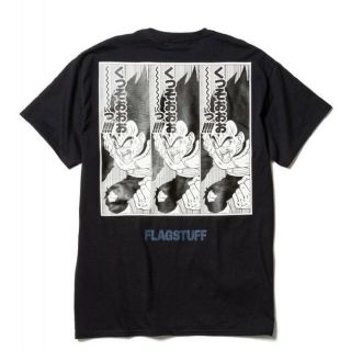 シュプリーム(Supreme)のドラゴンボール×F-LAGSTUF-F "Vegeta" Tee黒L(Tシャツ/カットソー(半袖/袖なし))