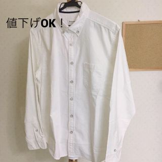 ザショップティーケー(THE SHOP TK)のTHE SHOP TK メンズ シャツ ホワイト Lサイズ(シャツ)