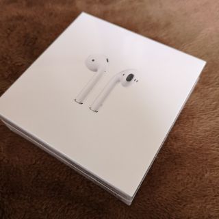 アップル(Apple)の新品未開封 AirPods 第2世代 MV7N2J/A レシート付き アップル(ヘッドフォン/イヤフォン)