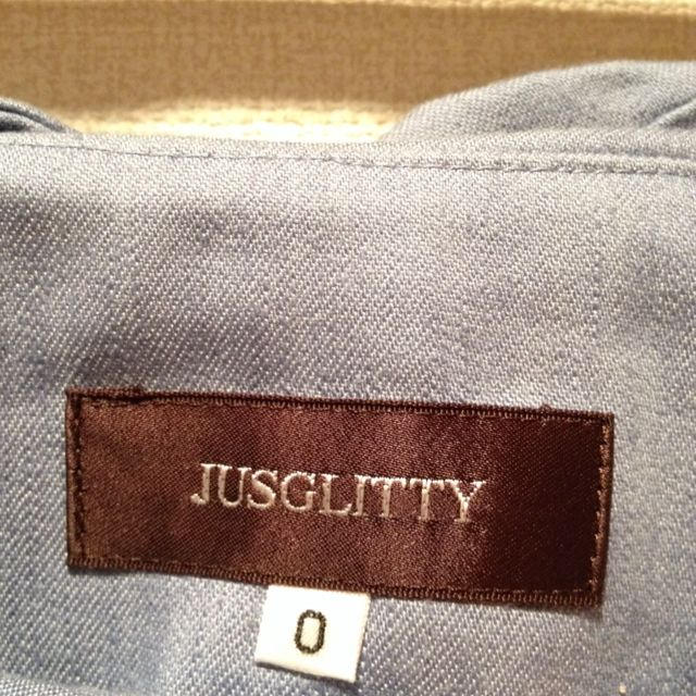 JUSGLITTY(ジャスグリッティー)のジャスグリ デニム調スカート レディースのスカート(ひざ丈スカート)の商品写真