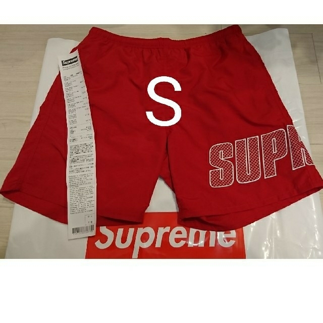 Supreme(シュプリーム)のsupreme Logo Applique Water Short S 水着 メンズの水着/浴衣(水着)の商品写真