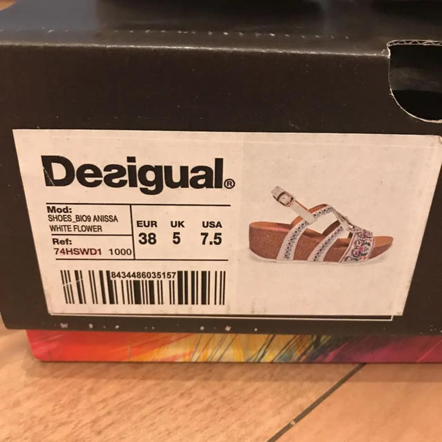 DESIGUAL(デシグアル)のデシグアル 厚底サンダル レディースの靴/シューズ(サンダル)の商品写真