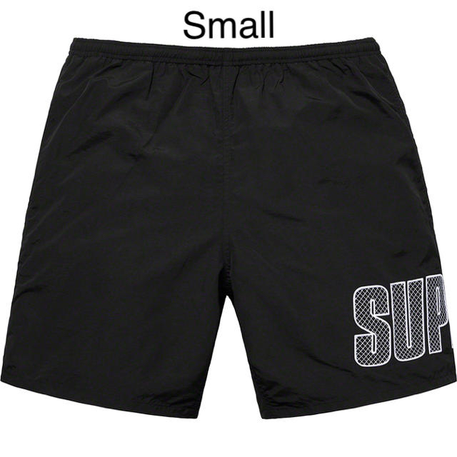 L Supreme Applique Water Short 黒 国内正規品