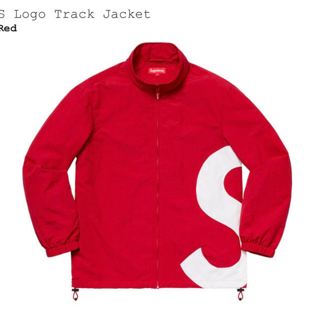 supreme S Logo Track Jacket Red - Smallメンズ