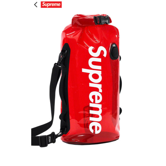 購入先supremeオンラインsupreme dry bag 20L RED