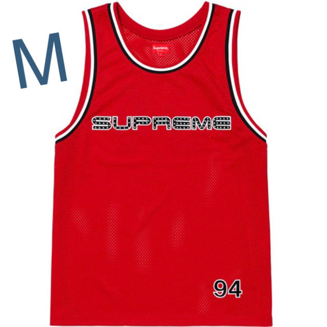 Supreme(シュプリーム)のシュプリーム バスケットボールジャケット 新品未開封 赤色 メンズのトップス(タンクトップ)の商品写真