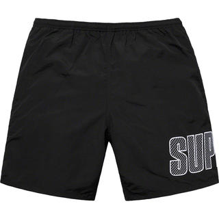 シュプリーム(Supreme)のsupreme Logo Appliqué Water Short Black (水着)