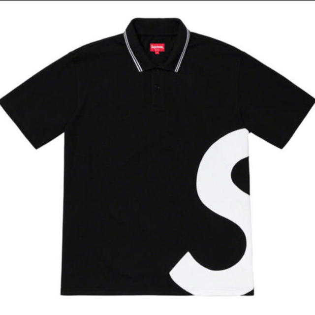 supreme s logo polo ポロシャツ XL