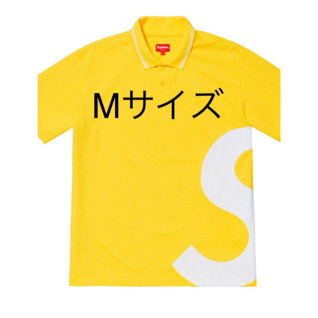 Supreme - M supreme s logo polo 黄色 新品 Sロゴ シュプリーム