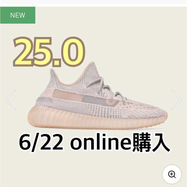 adidas(アディダス)のYEEZY BOOST 350 V2 synth メンズの靴/シューズ(スニーカー)の商品写真