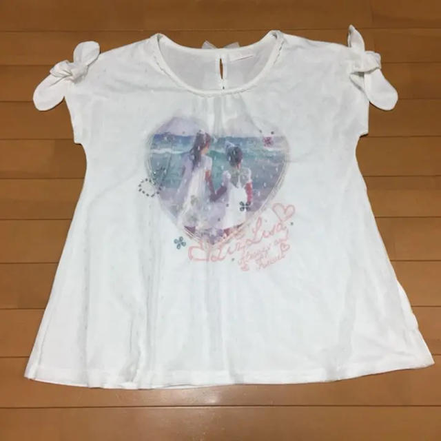 LIZ LISA(リズリサ)のLIZ LISA   チュール 重ね着 Tシャツ (0) リズリサ レディースのトップス(Tシャツ(半袖/袖なし))の商品写真