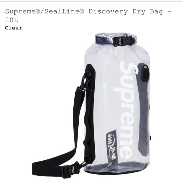 20l  Supreme sealline discovery dry bagショルダーバッグ