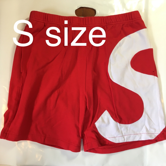 Supreme S Logo Short Red S size