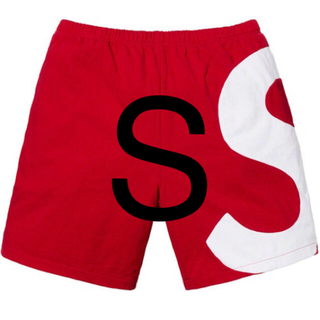 シュプリーム(Supreme)のSupreme S Logo Short Red 赤(ショートパンツ)