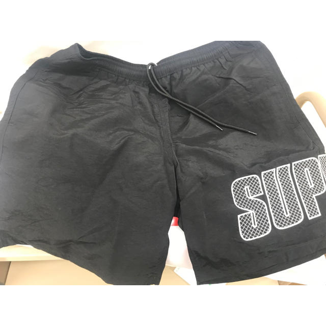 supreme logo applique water short S