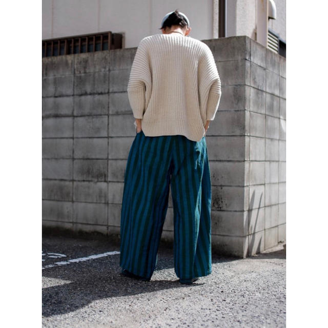 Needles(ニードルス)のNEEDLES H.D. PANT AIZU TSUMUGI ヒザデルパンツ S メンズのパンツ(その他)の商品写真